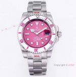 Swiss Quality Rolex Submariner DiW 'Fuchsia' 40 watch in Candy pink Dial Citizen Movement